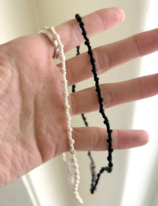 Beaded Wooden Necklace Summer Women's Layered