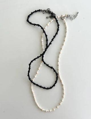 Beaded Wooden Necklace Summer Women's Layered