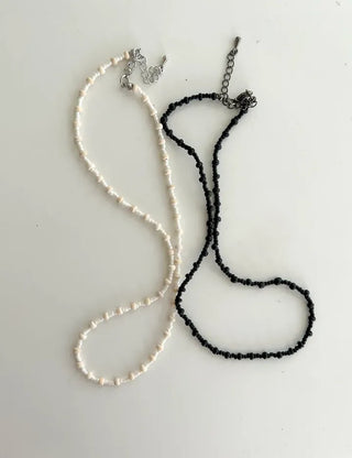 Beaded Wooden Necklace Summer Women's Layered