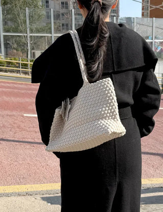 Weaving bag shoulder bag keyring inner bag set Bobusang large bag