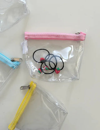 Color PVC Pouch Mini Transparent Coin Purse
