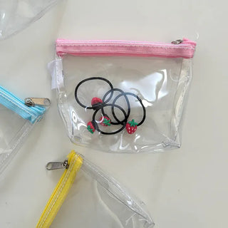 Color PVC Pouch Mini Transparent Coin Purse