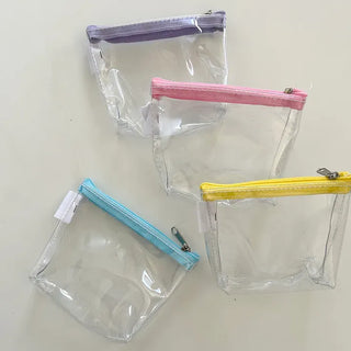 Color PVC Pouch Mini Transparent Coin Purse