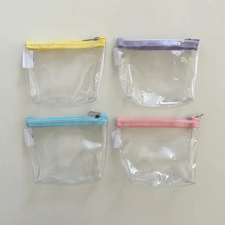 Color PVC Pouch Mini Transparent Coin Purse