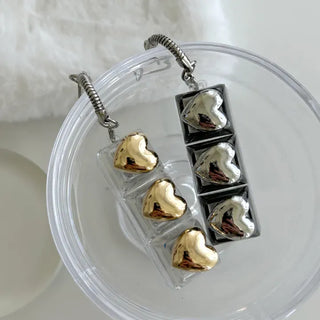 Metal Heart Keycap Keyholder Keyring Bag Charm