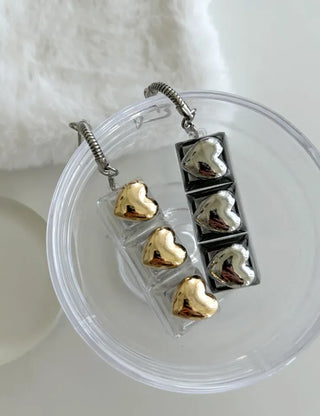 Metal Heart Keycap Keyholder Keyring Bag Charm