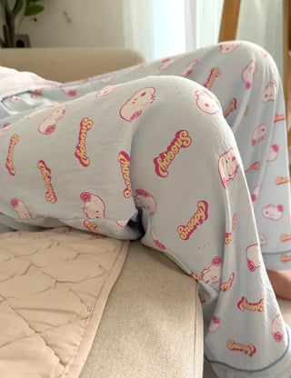 Polly Snoopy Pajama Pants Unisex Homewear Pajamas Couple