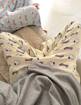 Polly Snoopy Pajama Pants Unisex Homewear Pajamas Couple