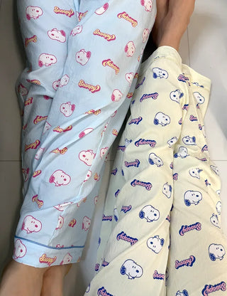 Polly Snoopy Pajama Pants Unisex Homewear Pajamas Couple