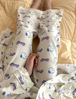 Polly Snoopy Pajama Pants Unisex Homewear Pajamas Couple