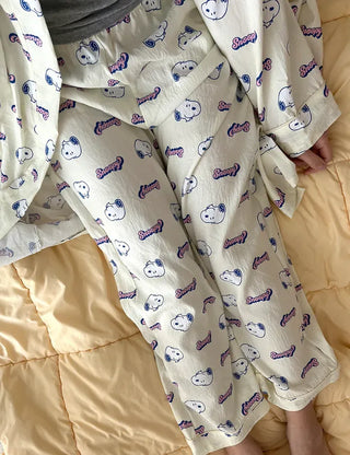 Polly Snoopy Pajama Pants Unisex Homewear Pajamas Couple