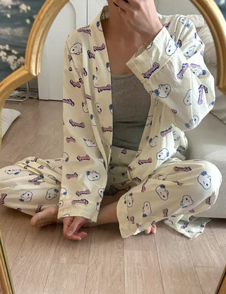Polly Snoopy Pajama Pants Unisex Homewear Pajamas Couple
