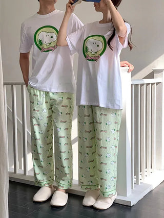 Polly Snoopy Pajama Pants Unisex Homewear Pajamas Couple