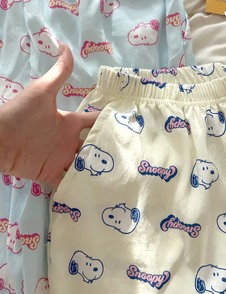 Polly Snoopy Pajama Pants Unisex Homewear Pajamas Couple