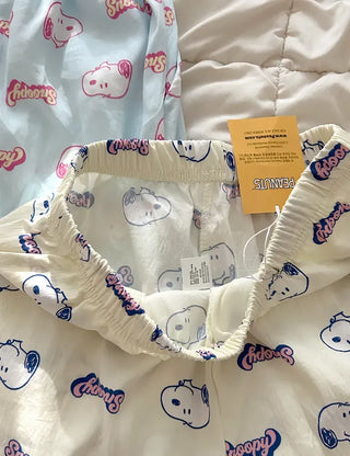 Polly Snoopy Pajama Pants Unisex Homewear Pajamas Couple