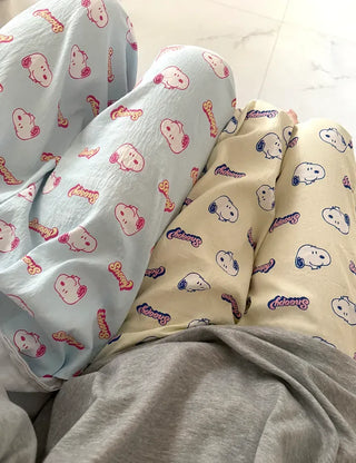 Polly Snoopy Pajama Pants Unisex Homewear Pajamas Couple