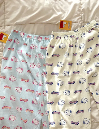 Polly Snoopy Pajama Pants Unisex Homewear Pajamas Couple
