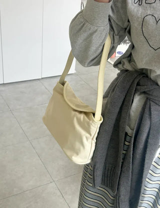 Flap nylon bag tote bag shoulder bag mini