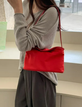 Flap nylon bag tote bag shoulder bag mini