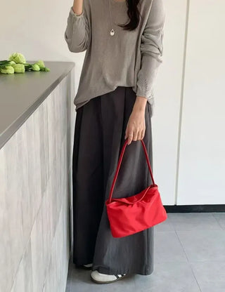 Flap nylon bag tote bag shoulder bag mini