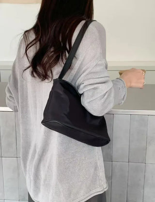 Flap nylon bag tote bag shoulder bag mini