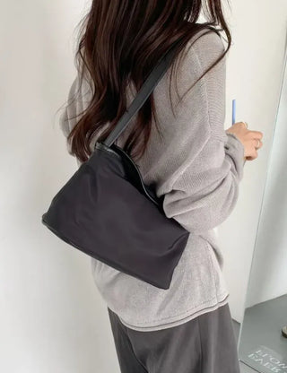 Flap nylon bag tote bag shoulder bag mini