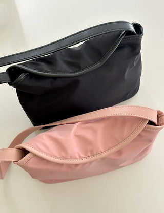 Flap nylon bag tote bag shoulder bag mini