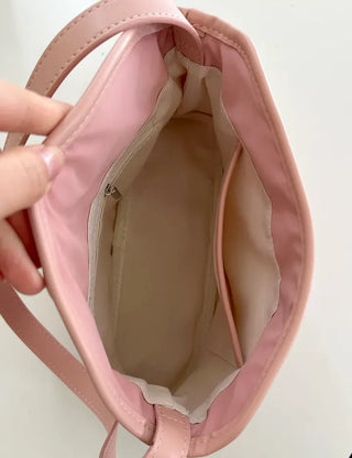Flap nylon bag tote bag shoulder bag mini