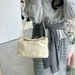 Flap nylon bag tote bag shoulder bag mini