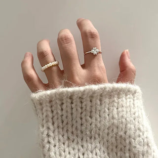 Silver 925 Four-Leaf Clover Sterling Silver Friendship Ring Recommendation