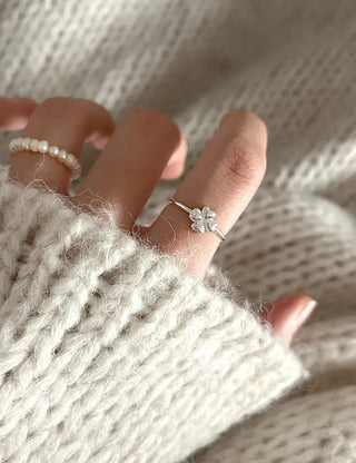 Silver 925 Four-Leaf Clover Sterling Silver Friendship Ring Recommendation