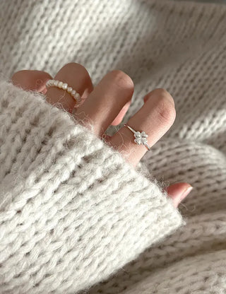 Silver 925 Four-Leaf Clover Sterling Silver Friendship Ring Recommendation