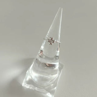 Silver 925 Four-Leaf Clover Sterling Silver Friendship Ring Recommendation