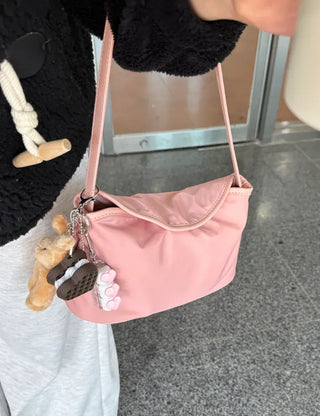 Rabbit Keyholder Beige Doll Keyring Bag Charm
