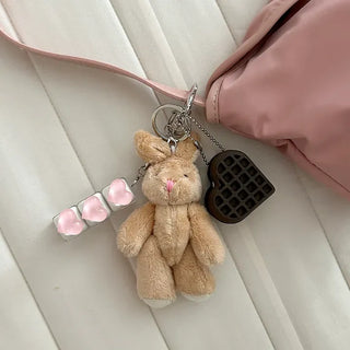 Water Heart Keycap Keyholder Keyring Bag Charm