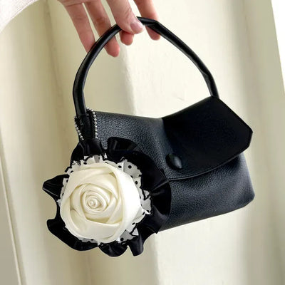 3 Types Rosette Keyholder, Ribbon Keyring, Brooch, Bag Charm
