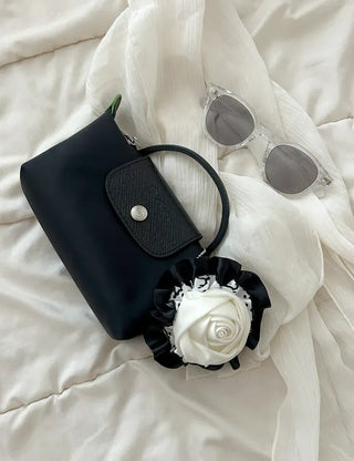 3 Types Rosette Keyholder, Ribbon Keyring, Brooch, Bag Charm