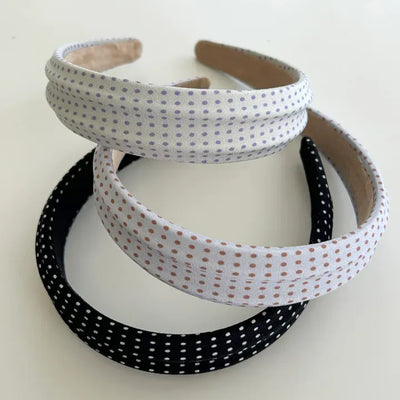 Dot headband headband pleated spring bandana