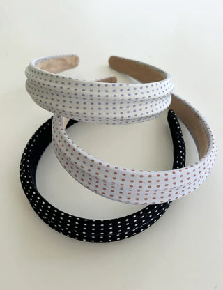 Dot headband headband pleated spring bandana