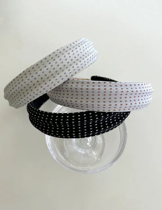 Dot headband headband pleated spring bandana