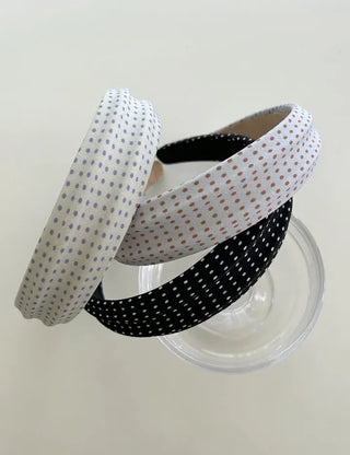 Dot headband headband pleated spring bandana