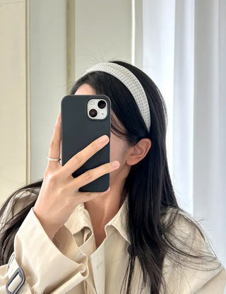 Dot headband headband pleated spring bandana