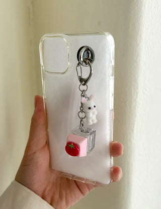 Tomato Rabbit Doll Keyring Keycap Keyholder Keyring