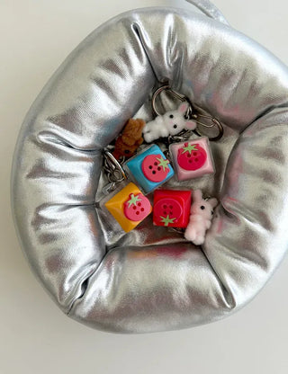 Tomato Rabbit Doll Keyring Keycap Keyholder Keyring