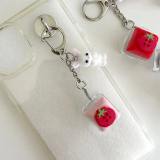 Tomato Rabbit Doll Keyring Keycap Keyholder Keyring