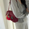 Box nylon shoulder bag square zipper daily bag