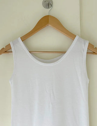 Tiered frill sleeveless t-shirt layered tank top