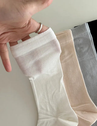 Silk see-through socks silk summer stockings