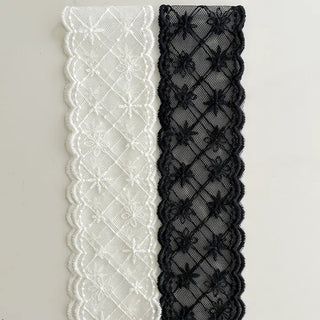 Romantic Petite Scarf Lace Tie Mini Muffler