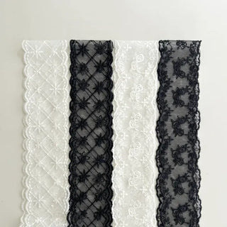 Romantic Petite Scarf Lace Tie Mini Muffler